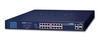 Scheda Tecnica: PLANET FGSW-1822VHP 16-Port 10/100TX 802.3at PoE + 2-Port - Gigabit TP + 2-Port SFP Ethernet Switch + LCD PoE Monito