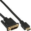 Scheda Tecnica: InLine Cavo HDMI Male Dvi - 18+1 M, 1,5m, Contatti Dorati, Nero