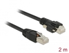 Scheda Tecnica: Delock Gige Camera Cable RJ45 Plug To RJ45 Plug With Screws - Cat.6 S/FTP 2 M