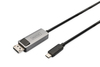 Scheda Tecnica: DIGITUS 2m USB Type C - Dp Cable 8k30hz Hbr3 Alu Housing - Black Ns Cabl