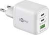 Scheda Tecnica: Goobay Nano Caricatore Alimentatore Gan 2xUSB-c (pd) - + USB-a (qc) Da Muro 65w Bianco