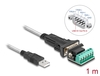 Scheda Tecnica: Delock ADApter USB 2.0 Type-a To 1 X Serial Rs-422/485 Male - With 6 Pin Terminal Block 5 V 1 M