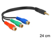 Scheda Tecnica: Delock Cable 3 X Rca Female > Stereo Plug 3.5 Mm 4 Pin - 