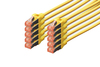 Scheda Tecnica: DIGITUS Confezione 10 LAN Cable Cat.6 S/FTP Schermati - Mt 0,5 Colore Giallo