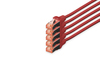Scheda Tecnica: DIGITUS Confezione 5 LAN Cable Cat.6 S/FTP - Mt 10 Colore Rosso