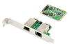 Scheda Tecnica: DIGITUS Gigabit Ethernet 2 Porte Mini Pci Express Card - Single Lane, Low Profile Bracket, Realtek Chipset