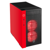 Scheda Tecnica: SilverStone SST-RL08BR-RGB - Red Line Mini Tower Micro ATX - Gaming Computer Case, Full Tempered Glass, Black