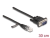 Scheda Tecnica: Delock Cable RJ45 Plug To Serial Rs-232 D-sub 9 Male 30 Cm - Black