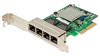 Scheda Tecnica: SuperMicro SK x Server AOC-SGP-I4 4-port GbE Std. LP card - based on Intel i350 Std LP 4-port GbE RJ45, Intel i350 (Ret