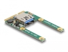 Scheda Tecnica: Delock Mini PCIe I/o 1 X USB 2.0 Type-a Female Full Size / - Half Size