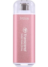 Scheda Tecnica: Transcend Esd300 SSD 512GB Esterno (portatile) USB 3.2 - Gen 2x1 (USB C Connettore) Rosy Pink