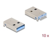 Scheda Tecnica: Delock USB 5GBps Type-a Male 9 Pin Smd Connector For - Solder Mounting 90- Angled 10 Pieces