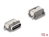 Scheda Tecnica: Delock USB 5GBps USB Type-c Female 6 Pin Smd Connector - With Two Metal Tabs For Solder Mounting Waterproof 10 Piece