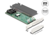 Scheda Tecnica: Delock Pci Express X8 Card To 2 X Internal NVMe M.2 Key M - With Raid - Low Profile Form Factor