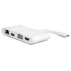 Scheda Tecnica: StarTech ADAttatore Multiporta per Portatili - USB-C - HDMI 4K o VGA - GbE - USB 3.0 - Bianco e Argento -