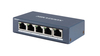 Scheda Tecnica: Hikvision Switch 5 PORT GIGABIT UNMANAGED 5 GIGABIT - RJ45 PORTS, DESKTOP STEEL CASE UNMANAGED