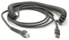 Scheda Tecnica: Zebra Cable - Shielded USB : Series A Connector 15ft/4.6m Coiled