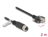 Scheda Tecnica: Delock M12 Cable -coded 8 Pin Female - To RJ45 Plug With Screws Cat.5e Ftp 2 M Black