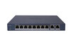 Scheda Tecnica: Hikvision Switch L2, Smart Managed, 8 Gigabit RJ45 PoE - Ports, 2 Gigabit RJ45 Port, 802.3af/at, PoE P