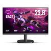 Scheda Tecnica: Cooler Master GA241 23.8", 16:9, VA 16.7M, 1920x1080px, 100 - Hz, 4000:1, 250 nits, sRGB, HDMI, VGA, VRR, 1 ms, 100x100 m