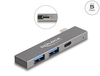 Scheda Tecnica: Delock 3 Port Slim USB Hub With USB Type-c To 1 X USB 5 - Gbps USB Type-c + 2 X USB 5GBps Type-