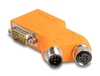 Scheda Tecnica: Delock D-sub 9 Male And Female To M12 Male And Female 5 Pin - -coded Can Bus Splitter 35- Orange