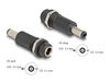 Scheda Tecnica: Delock Adapter Dc 5.5 X 2.1 Mm Female To Dc 5.5 X 2.5 Mm - Male