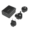 Scheda Tecnica: Logilink USB Travel Charger Black PA0187 - US/AU/UK/EU-plug, 10.5W, 5V, 2.1A