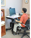 Scheda Tecnica: Ergotron Carrello Monitor Workfit C Workstation Scrivania - Sit Stand Scrivania Regolabile Ergonomico