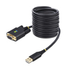 Scheda Tecnica: StarTech 10ft (3m) USB To Null Modem Serial Adapter - Cable, Interchangeable Db9 Screws/nuts, Com Retention, USB