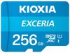 Scheda Tecnica: Kioxia Sdxc Exceria 256GB Micro Uhs-I Class 10 - 