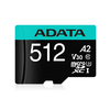 Scheda Tecnica: ADATA Sdxc Premier Pro memory card 512GB Micro Class 10 - Premier Pro, 512GB, MicroSDXC, Class 10, 100 MB/s, 80 MB