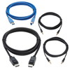 Scheda Tecnica: EAton Tripp Lite Dp Kvm Cable Kit For Tripp Lite B005 Dpua2 - K And B005 Dpua4 Kvm, 4k Dp, USB 3.1, 3.5 Mm, 10 Ft. Kit Ca