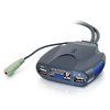 Scheda Tecnica: C2G Trulink 2 Port VGA And USB Micro Kvm With Audio Switch - Kvm / Audio 2 X Kvm / Audio 1 Usr. Locale Desktop