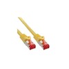 Scheda Tecnica: InLine Cavo Patch Per Rete Dati LAN Cat.6, 2x RJ45, Doppia - Schermatura S/FTP (pimf), Halogenfree, Colore Giallo, 5m