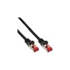 Scheda Tecnica: InLine Cavo Patch Per Rete Dati LAN Cat.6, 2x RJ45, Doppia - Schermatura S/FTP (pimf), Halogenfree, Colore Nero, 7.5m