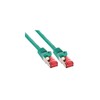 Scheda Tecnica: InLine Cavo Patch Per Rete Dati LAN Cat.6, 2x RJ45, Doppia - Schermatura S/FTP (pimf), Halogenfree, Colore Verde, 0.5m