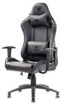 Scheda Tecnica: iTek Gaming Chair Playcom Pm20 Pvc, Doppio Cuscino - Schienale Reclinabile, Nero Nero