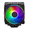 Scheda Tecnica: Cooler Master Hyper 622 Halo Black 2 x 120 mm, 650-2050 RPM - 51.88 CFM, 2.89 mmH2O, 27 dBA, 4-Pin, PWM, 1.26 kg