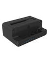 Scheda Tecnica: Icy Box Docking Clone Dual Way, Per SSD M.2 NVMe E SSD/HDD - SATA Da 2.5"e 3.5" USB 3.2 Gen2, Nero