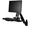 Scheda Tecnica: StarTech .com Stazione di Lavoro Sit Stand - montabile a Parete - Single Monitor Disegno ergonomico fino