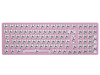 Scheda Tecnica: Glorious Gmmk 2 Full-size - Barebone, Iso Layout, Pink - 