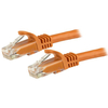 Scheda Tecnica: StarTech .com LAN Cable Cat.6 UTP - Gigabit 15 M Arancione Cavo Patch 15 M Cavo Patch Rj 45 (m)