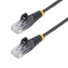 Scheda Tecnica: StarTech .com LAN Cable Cat.6 3m - Cavo Patch Antigroviglio Slim RJ45 Nero Cavo Patch Rj 45 (m