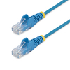 Scheda Tecnica: StarTech .com LAN Cable Cat.6 50cm - Cavo Patch Antigroviglio Slim RJ45 Blu Cavo Patch Rj 45 (m)