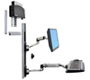 Scheda Tecnica: Ergotron LX Wall Mount System Sistema di montaggio a parete - LX con supporto per CPU, = 27", 20 lbs, Inclinazione 85, V