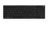 Scheda Tecnica: Rapoo E2710 Keyboard Wireless Multimediale con Touchpad - 2.4GHz, 80 Tasti, Ricevitore USB Nano, 2x AAA, 186g, Acciai