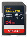 Scheda Tecnica: SanDisk Extreme Pro Scheda Di Memoria Flash - Wd 64GB Video Class V90 / Uhs Ii U3 / Class10 Uhs Ii Sdxc