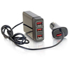 Scheda Tecnica: C2G Caricabatterie da auto USB a 4 porte con prolunga per i - passeggeri, uscita 5,8 A