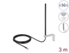 Scheda Tecnica: Delock 5g Lte Antenne Sma Stecker 3 - 5 Dbi Omnidirektional - Starr With Anschlusskabel Rg-174, 3 M Wandmontage Outdoor S